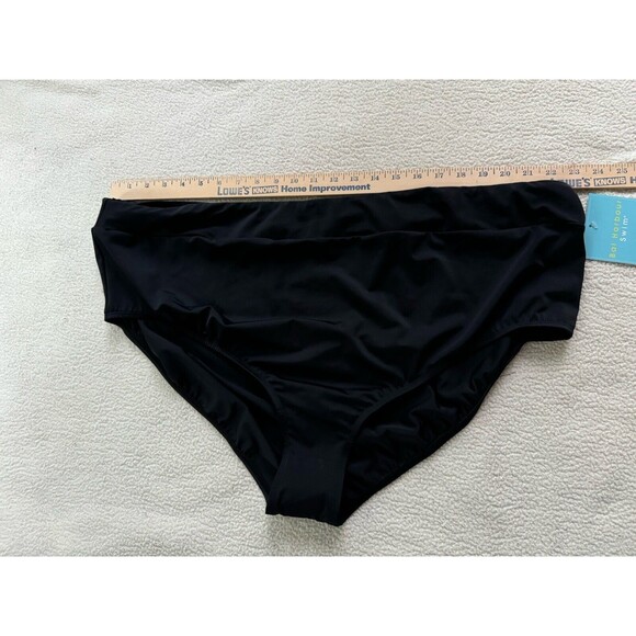 Bal Harbour Swim Women's Plus Size Tummy Control Black Swim Bottoms Size 3X New - Picture 7 of 8